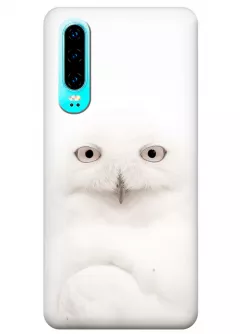 Чехол для Huawei P30 - Белая сова