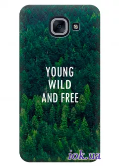 Чехол для Galaxy J7 Max - Young wild and free