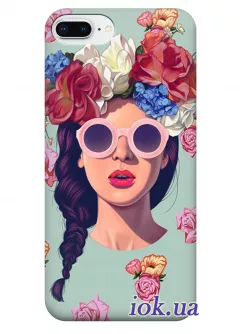  Чехол для iPhone 8 Plus - Stylish girl