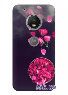 Чехол для Motorola Moto G5 Plus - Лепестки