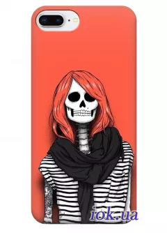  Чехол для iPhone 8 Plus - Fashionable skeleton