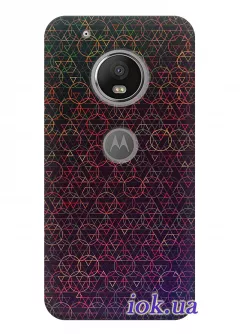 Чехол для Motorola Moto G5 Plus - Абстрактный принт 