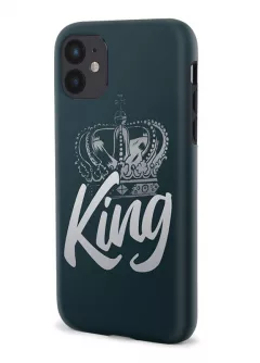 iPhone 12 гибридный противоударный чехол с картинкой - King