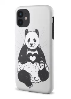 iPhone 12 гибридный противоударный чехол с картинкой - Панда