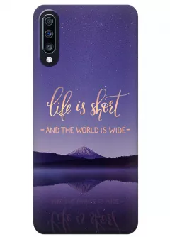 Чехол для Galaxy A70 - Life is short