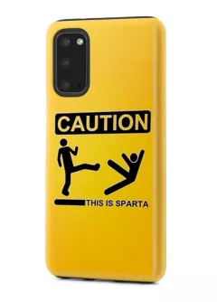 Samsung Galaxy Note 20 гибридный противоударный чехол с картинкой - This is Sparta