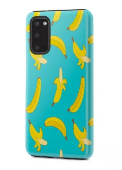 Samsung Galaxy Note 20 гибридный противоударный чехол с картинкой - Бананы