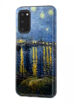 Samsung Galaxy Note 20 гибридный противоударный чехол с картинкой - Ван Гог. Фрагмент