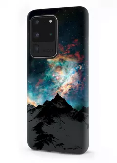 Samsung Galaxy S20 Ultra гибридный противоударный чехол LoooK с картинкой - Сияние в горах