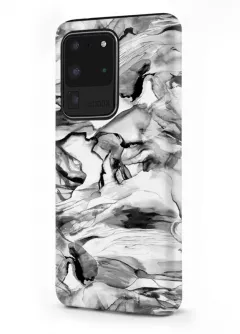 Samsung Galaxy S20 Ultra гибридный противоударный чехол LoooK с картинкой - Серый опал