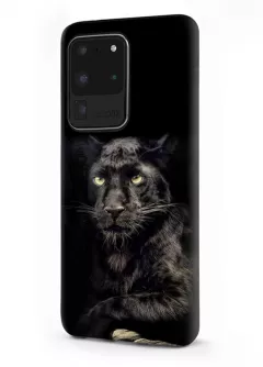 Samsung Galaxy S20 Ultra гибридный противоударный чехол LoooK с картинкой - Пантера