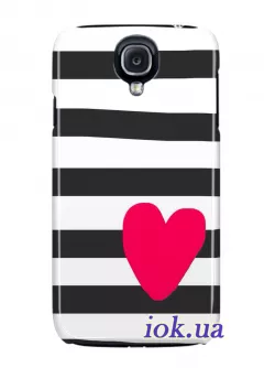 Чехол для Galaxy S4 Black Edition - Яркое сердечко