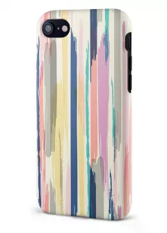 Apple iPhone 7 гибридный противоударный чехол LoooK с картинкой - Цветные мазки