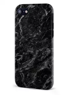 Apple iPhone 7 гибридный противоударный чехол LoooK с картинкой - Черный мрамор