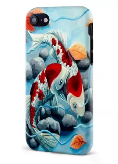 Apple iPhone 7 гибридный противоударный чехол LoooK с картинкой - Любовь рыбок