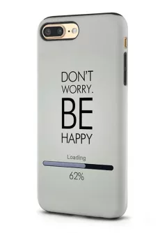 Apple iPhone 7 Plus гибридный противоударный чехол LoooK с картинкой - Будь счастлив