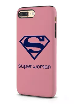 Apple iPhone 7 Plus гибридный противоударный чехол LoooK с картинкой - Super Women