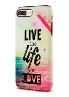 Apple iPhone 7 Plus гибридный противоударный чехол LoooK с картинкой - Life You Love