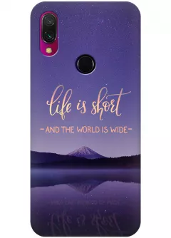 Чехол для Xiaomi Redmi Y3 - Life is short