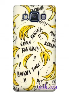 Чехол для Galaxy A3 - Бананы
