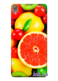 Чехол для Sony Xperia E5 - Сочные фрукты
