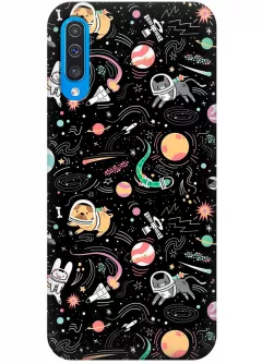 Чехол для Galaxy A50 - Animals astronauts