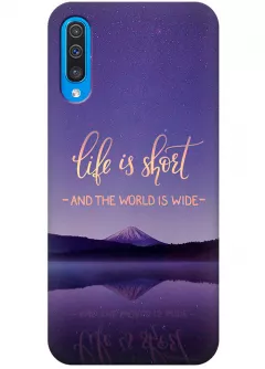 Чехол для Galaxy A50 - Life is short
