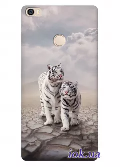 Чехол для Xiaomi Mi Max - Белые Тигры