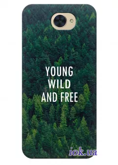 Чехол для Huawei Y7 - Young wild and free