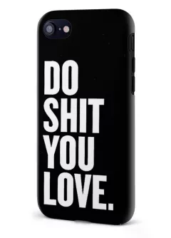 Apple iPhone 8 гибридный противоударный чехол LoooK с картинкой - Do what you love