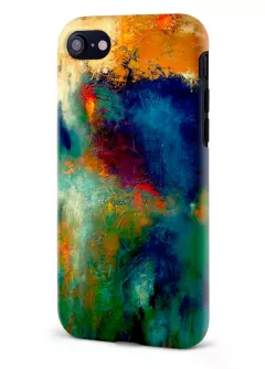 Apple iPhone 8 гибридный противоударный чехол LoooK с картинкой - Пятна красок