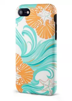 Apple iPhone 8 гибридный противоударный чехол LoooK с картинкой - Морская красота