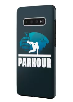 Samsung Galaxy S10 гибридный противоударный чехол LoooK с картинкой - Parkour