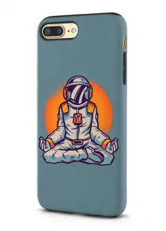 Apple iPhone 8 Plus гибридный противоударный чехол LoooK с картинкой - Йога в космосе