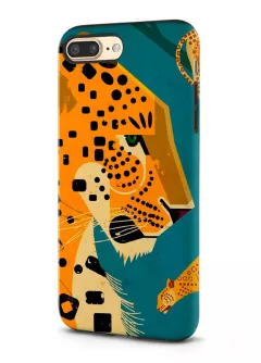 Apple iPhone 8 Plus гибридный противоударный чехол LoooK с картинкой - Леопард