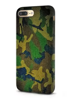 Apple iPhone 8 Plus гибридный противоударный чехол LoooK с картинкой - Камуфляжная ткань