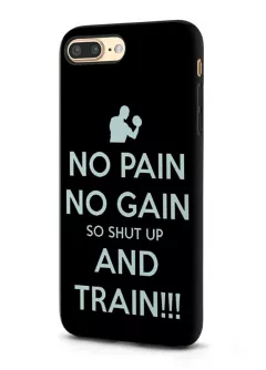 Apple iPhone 8 Plus гибридный противоударный чехол LoooK с картинкой - No Pain no Gain