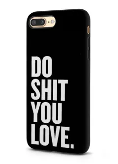 Apple iPhone 8 Plus гибридный противоударный чехол LoooK с картинкой - Do what you love