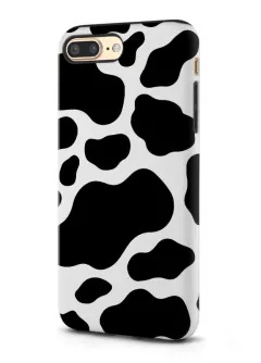 Apple iPhone 8 Plus гибридный противоударный чехол LoooK с картинкой - Черно-белые пятнышка