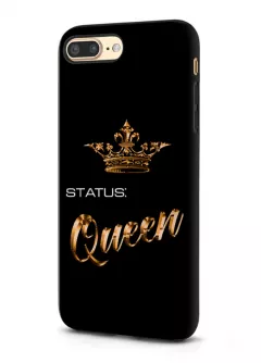 Apple iPhone 8 Plus гибридный противоударный чехол LoooK с картинкой - Status Queen