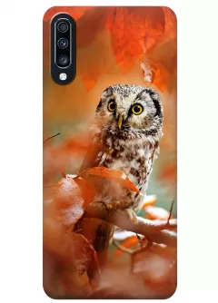 Чехол для Galaxy A70 - Осенняя сова