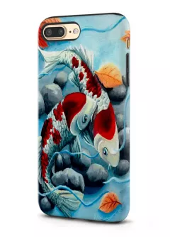 Apple iPhone 8 Plus гибридный противоударный чехол LoooK с картинкой - Любовь рыбок