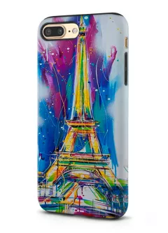 Apple iPhone 8 Plus гибридный противоударный чехол LoooK с картинкой - Отдых в Париже