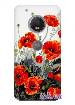 Чехол для Motorola Moto G5 Plus - Полевые цветы