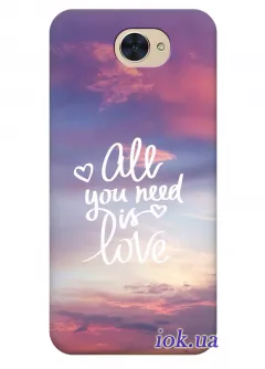 Чехол для Huawei Y7 - All you need is love