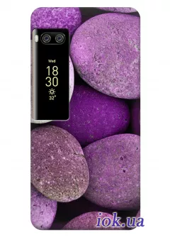 Чехол для Meizu Pro 7 Plus - Purple Stones