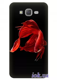 Чехол для Galaxy J2 Prime - Unusual fish