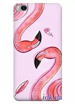 Чехол для Xiaomi Mi 5s - Фламинго