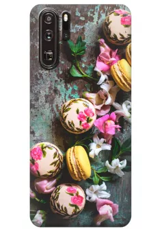 Чехол для Huawei P30 Pro - Цветочные макаруны