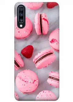 Чехол для Galaxy A70 - Мраморные пироженки